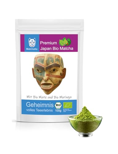 Matchatto | Matcha Tee 100g | Matcha Grüntee Pulver aus Japan in verschiedenen Geschmacksrichtungen zur Auswahl für mehr Abwechslung & Genuss (Mate) von Matchatto