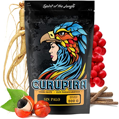 Curupira Mate Tee 500g ● SIN PALO ● Yerba Mate Tee mit Guaranapulver, sibirische Ginsengwurzel, Süßholzwurzel und chinesische Zitronengraswurzel ● Lose Blätter Curupira Mate Tee 500g ● SIN PALO ● Yerba Mate Tee mit Guaranapulver, sibirische Ginsengwurzel, Süßholzwurzel und chinesische Zitronengraswurzel ● Lose Blätter von Mate Green