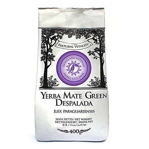 Mate Green Intenso Sin Palo Despalada | Mate Tee 400g | ohne Stifte und Staub | Traditionell geerntet, ohne Rauch getrocknet | Brasilianischer Mate Tee aus Rio Grande do Sul von Mate Green
