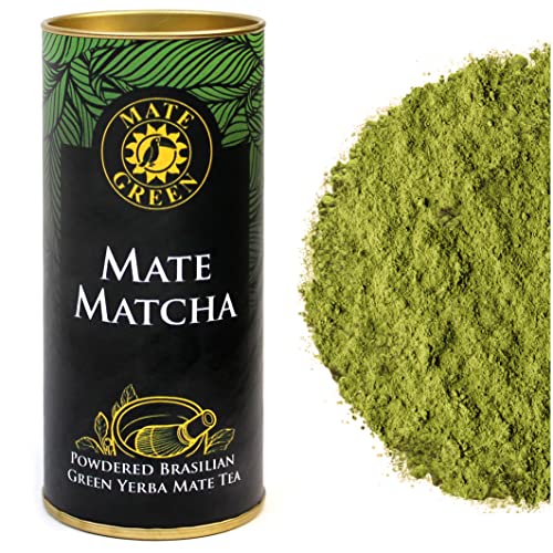 Mate-Tee in Pulverform MateMatcha Premium 30g | Brasilien pulverisiert mate-tee loose leaf | Mate Tee auf Bestellung Matcha Tee von Mate Green