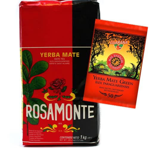 Rosamonte Yerba Mate Tee | Argentinien mate-tee Elaborada con Palo | Mate Green mate tee Rosamonte loose leaf 1050g von Mate Green