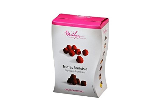 Mathez Schokoladentrüffel Trüffelpralinés mit Himbeere Truffes Fantaisie Mathez Schokoladentrüffel Trüffelpralinés mit Himbeere Truffes Fantaisie von Chocolat Mathez