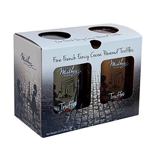 2x500g Chocolat Mathez Fine French Cocao Powdered Chocolate Truffles Fantaisie von Chocolat Mathez