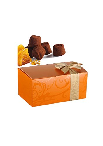 Mathez "Confiseur" Trüffelpralinés mit kandierten Orangenschalen 100g von Chocolat Mathez