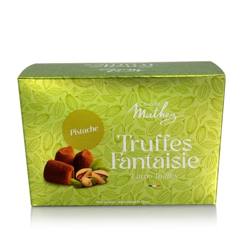 Mathez Trüffelpralinés Pistazie Truffes Fantaisie von Chocolat Mathez