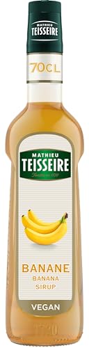 Mathieu Teisseire Banane Sirup, für Getränke, Erfrischungsgetränke, Cocktails, Kaffee und Desserts, Flasche 70 cl von Mathieu Teisseire
