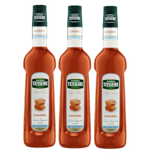 Mathieu Teisseire Caramel Sirup 0% Zucker 3 x 700ml von Mathieu Teisseire