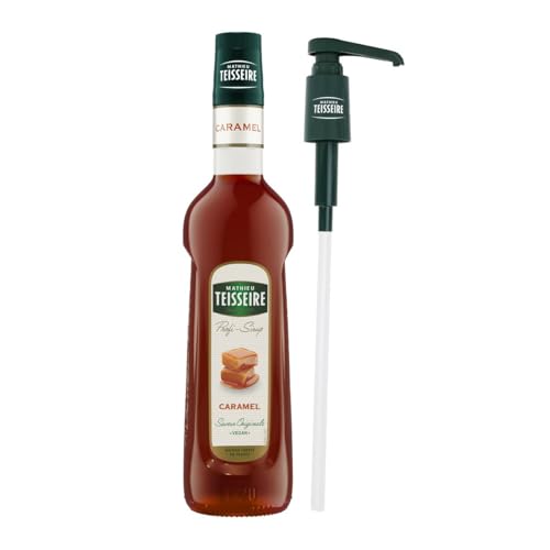 Mathieu Teisseire Caramel Sirup 1 x 700ml inkl. einer Teisseire Dosierpumpe von Mathieu Teisseire