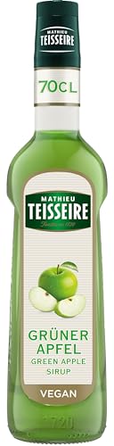 Mathieu Teisseire grüner Apfel Sirup, für Getränke, Erfrischungsgetränke, Cocktails und Desserts, Flasche 70 cl von Mathieu Teisseire