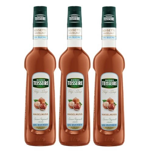 Mathieu Teisseire Haselnuss Sirup 0% Zucker 3 x 700ml von Mathieu Teisseire