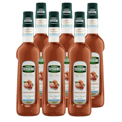 Mathieu Teisseire Haselnuss Sirup 0% Zucker 6 x 700ml von Mathieu Teisseire