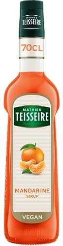Mathieu Teisseire Mandarinen-Sirup, Für Getränke, Erfrischungsgetränke, Cocktails und Desserts, 70cl Flasche von Mathieu Teisseire