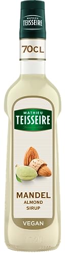 Mathieu Teisseire Mandel Sirup, für Getränke, Erfrischungsgetränke, Cocktails, Kaffee und Desserts, Flasche 70 cl von Mathieu Teisseire