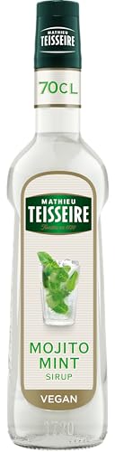 Mathieu Teisseire Mojito-Minze Sirup, für Getränke, Erfrischungsgetränke, Cocktails und Desserts, Flasche 70 cl von Mathieu Teisseire