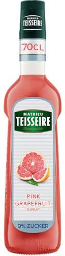 Mathieu Teisseire Pink Grapefruit 0% zuckerfreier Sirup, Für Getränke, Erfrischungsgetränke, Cocktails und Desserts, 70cl Flasche Mathieu Teisseire Pink Grapefruit 0% zuckerfreier Sirup, Für Getränke, Erfrischungsgetränke, Cocktails und Desserts, 70cl Flasche von Mathieu Teisseire