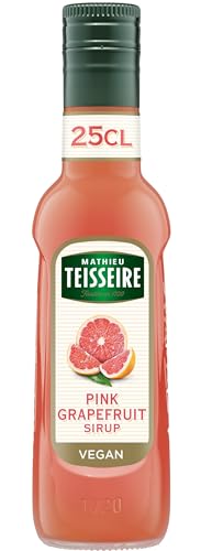Mathieu Teisseire Pink Grapefruit Sirup, für Getränke, Erfrischungsgetränke, Cocktails und Desserts, Flasche 25 cl von Mathieu Teisseire