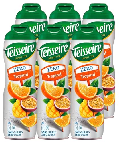 Mathieu Teisseire Zero Tropical Sirup 6 x 600ml von Mathieu Teisseire