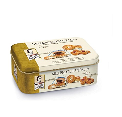 Matilde Vicenzi Biscotteria millefoglie 330g kekse butterkekse cookies biscuits von Matilde Vicenzi