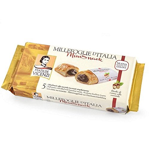 Matilde Vicenzi millefoglie Mini snack nocciola Haselnuss 125g kekse von Matilde Vicenzi