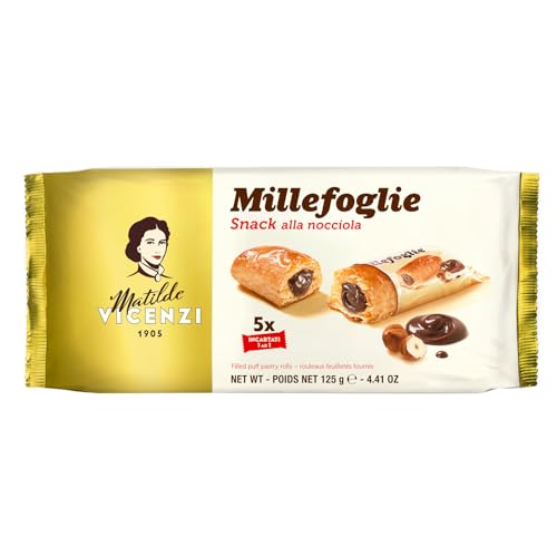 Vicenzi - Millefoglie D'Italia - Mini Snack Haselnuss - 125g von Matilde Vicenzi