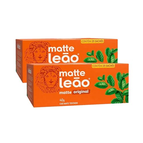 Pack Chá Matte Leão Tostado - 2x 25 saquinhos (40g) von Leão