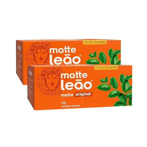 Pack Chá Matte Leão Tostado - 2x 25 saquinhos (40g) von Leão