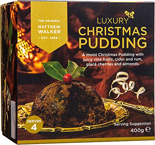 Matthew Walker Luxuriöse Weihnachtspudding, 400 g von Matthew Walker