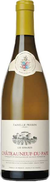 Matthieu Perrin Chateauneuf Du Pape AOC Blanc Les Sinards Jg. 2023 Cuvee aus Clairette, Grenache Blanc, Rousanne Je zur Hälfte in neuen und einjährigen Barriques ausgebaut Matthieu Perrin Chateauneuf Du Pape AOC Blanc Les Sinards Jg. 2023 Cuvee aus Clairette, Grenache Blanc, Rousanne Je zur Hälfte in neuen und einjährigen Barriques ausgebaut