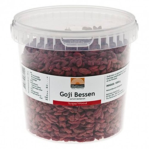 Goji Beeren Beere getrocknet - 1000g von Mattisson