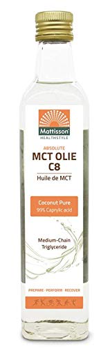 Mattisson MCT Öl Kokos rein - 99% C8-Caprylsäure Säure-250 ml von Mattisson