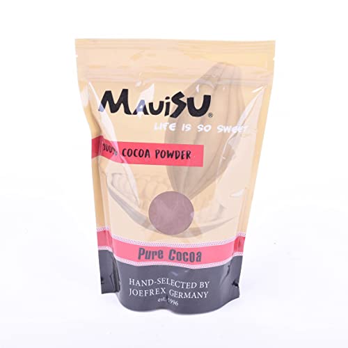 MauiSu - 100% Pure Cocoa - 500g - ohne Zusatzstoffe - Premium Kakaobohnen Pulver von MauiSu