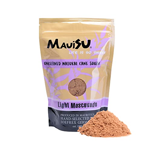 MauiSu - Light Muscovado Rohrzucker - 500g - unraffinierter Rohrzucker - naturbelassen und beste Qualität von MauiSU