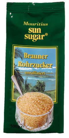 Mauritius Brauner Rohrzucker, 500 g Mauritius Brauner Rohrzucker, 500 g von Mauritius