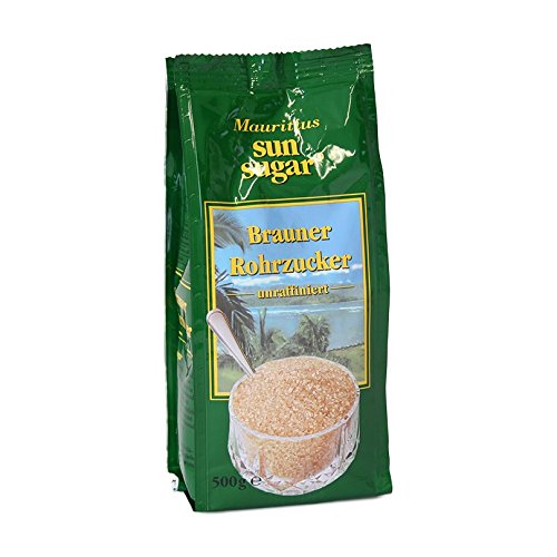 Mauritius Sun Sugar Brauner Rohrzucker, 500g 1er Pack Mauritius Sun Sugar Brauner Rohrzucker, 500g 1er Pack von Mauritius