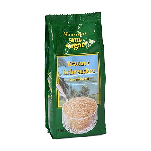 Mauritius Sun Sugar Brauner Rohrzucker, 500g 1er Pack von Mauritius