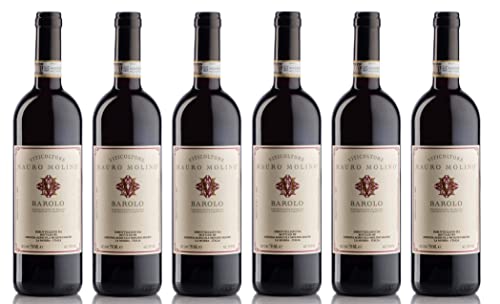 6x 0,75l - 2018er - Mauro Molino - Barolo D.O.C.G. - Piemonte - Italien - Rotwein trocken von Mauro Molino