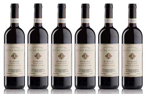 6x 0,75l - 2018er - Mauro Molino - Bricco Luciani - Barolo D.O.C.G. - Piemonte - Italien - Rotwein trocken 6x 0,75l - 2018er - Mauro Molino - Bricco Luciani - Barolo D.O.C.G. - Piemonte - Italien - Rotwein trocken von Mauro Molino