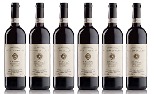 6x 0,75l - 2018er - Mauro Molino - La Serra - Barolo D.O.C.G. - Piemonte - Italien - Rotwein trocken von Mauro Molino