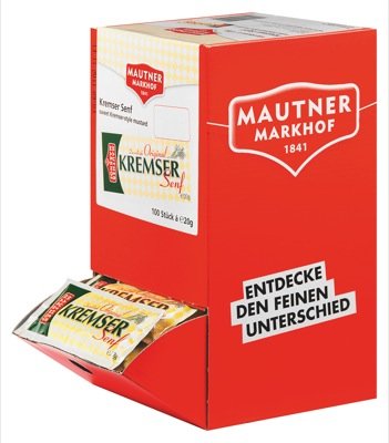 Mautner Kremser Senf 100x20g von Mautner Markhof Feinkost GmbH