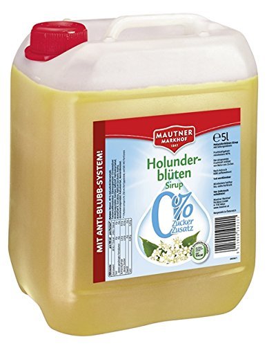 Mautner Markhof Holunderblüten 0% Zucker Sirup 5l Mautner Markhof Holunderblüten 0% Zucker Sirup 5l von Mautner Markhof