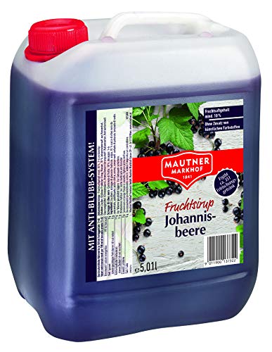Mautner Markhof Johannisbeer Sirup 5l Flasche, 5 Liter, 1 Stück von Mautner Markhof