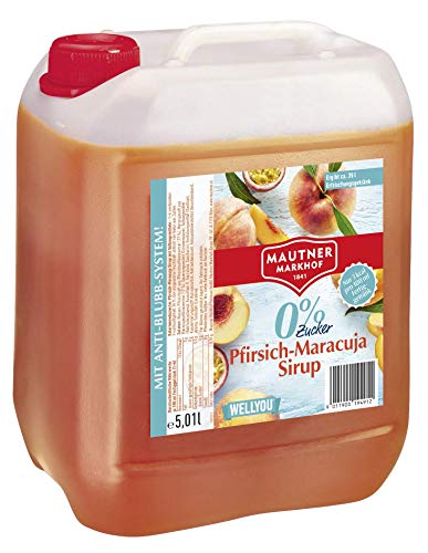 Mautner Markhof Pfirsich-Maracuja 0% Zucker Sirup 5l von Mautner Markhof