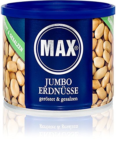 MAX JUMBO ERDNÜSSE - geröstet & gesalzen (6er Karton) von Max