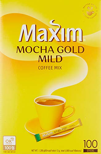 Maxim Mocha Gold Korean Instant Coffee - 100pks von Maxim