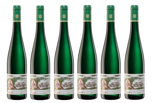 6x 0,75l - 2023er - Maximin Grünhaus - Grünhäuser Riesling feinherb - Qualitätswein Mosel - Deutschland - Weißwein halbtrocken von Maximin Grünhaus