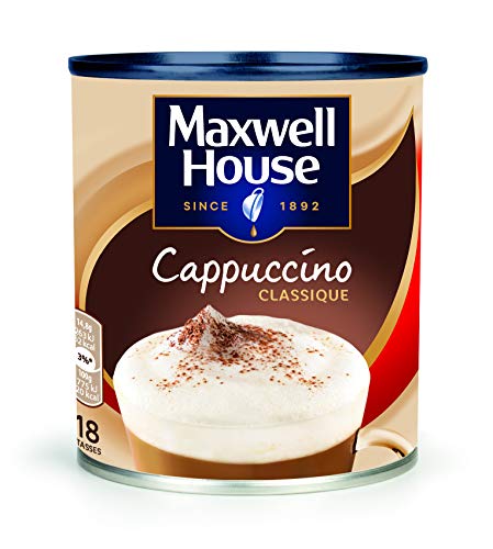 MAXWELL HOUSE Cappuccino Eisen 280 g – 3 Stück (ca. 54 Tassen) von Maxwell House