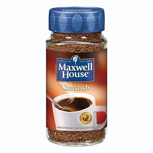 Maxwell House Klassisch, Löslicher Kaffee, Instantkaffee, Instant Kaffee, Löskaffee, Glas, 6 x 200 g Maxwell House Klassisch, Löslicher Kaffee, Instantkaffee, Instant Kaffee, Löskaffee, Glas, 6 x 200 g von Maxwell House