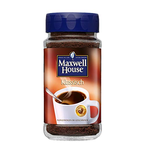 Maxwell House löslicher Kaffee, 2er Pack, 2 x 200 g Instant Kaffee von Maxwell House