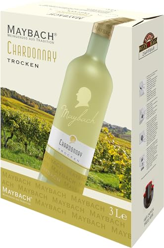 Maybach Chardonnay trocken (1 x 3 l) Bag-in-Box von Maybach
