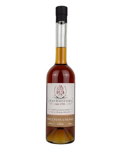 Mayrhofers von 1796 - Walnuss Cognac Likör - 28% Vol. - 500 ml - Vegan von Mayrhofers von 1796